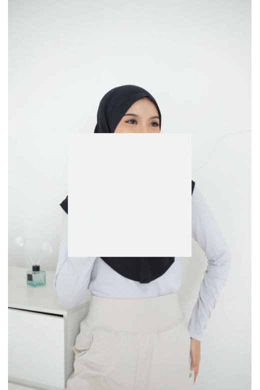 Maisa Hijab Sporty Black